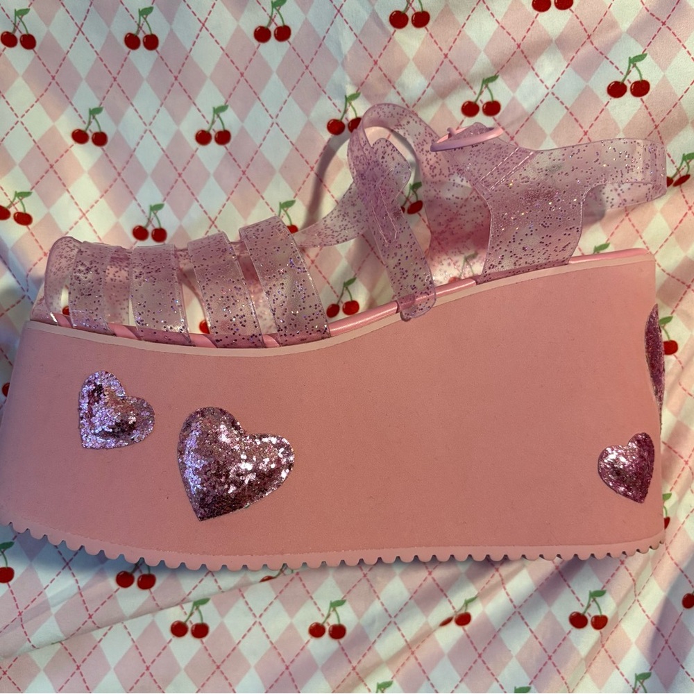 Dolls Kill Pink platform